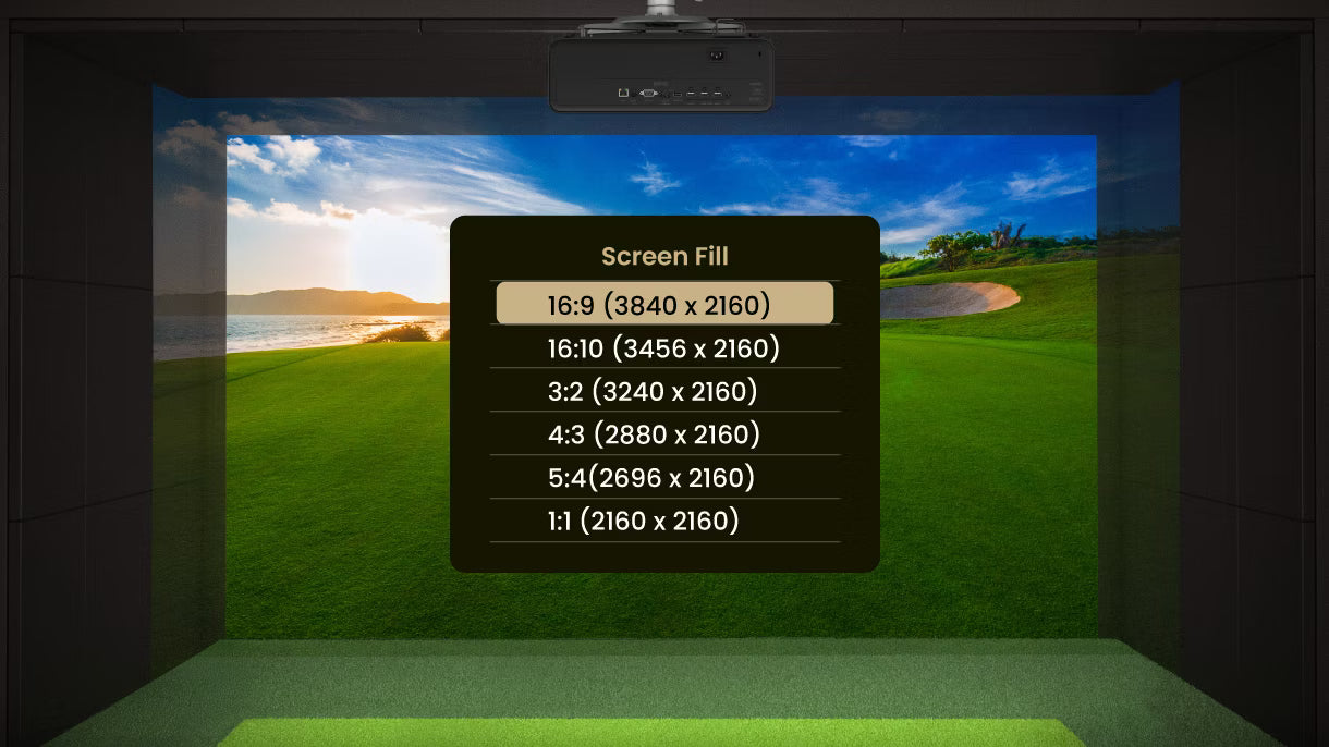 BenQ AK800ST 4K Laser Golf Simulator Projector